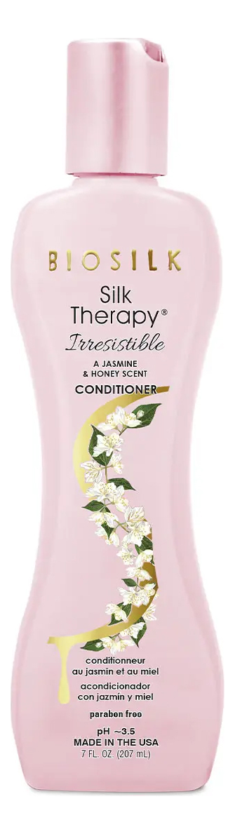 

Кондиционер с жасмином и медом для всех типов волос BioSilk Silk Therapy Irresistible: Кондиционер 207мл, Кондиционер с жасмином и медом для всех типов волос BioSilk Silk Therapy Irresistible