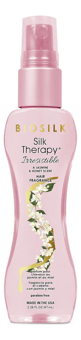 

Спрей для волос с ароматом жасмина и меда BioSilk Silk Therapy Irresistible: Спрей 67мл, Спрей для волос с ароматом жасмина и меда BioSilk Silk Therapy Irresistible