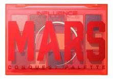 Influence Beauty Палетка теней для век Mars Palette 12г