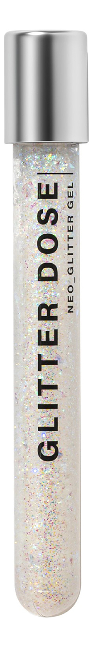 Глиттер на гелевой основе для лица и тела Glitter Dose Gel 6мл: 01 Белый от Randewoo