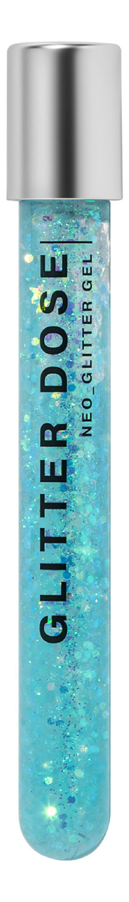 

Глиттер на гелевой основе для лица и тела Glitter Dose Gel 6мл: 05 Голубо-лазурный, Глиттер на гелевой основе для лица и тела Glitter Dose Gel 7мл