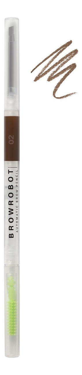 Автоматический ультратонкий карандаш для бровей Brow Robot Automatic Pencil 0,1г: 02 Русый