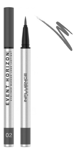 Купить Подводка-маркер для глаз Event Horizon Eyeliner 0, 5мл: 02 Серый, Influence Beauty
