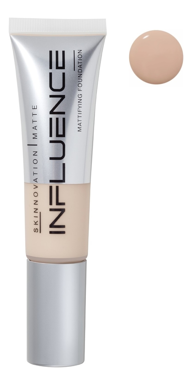 

Матирующая тональная основа Skinnovation Matte Mattifying Foundation 25мл: 01 Бело-бежевый, Матирующая тональная основа Skinnovation Matte Mattifying Foundation 25мл