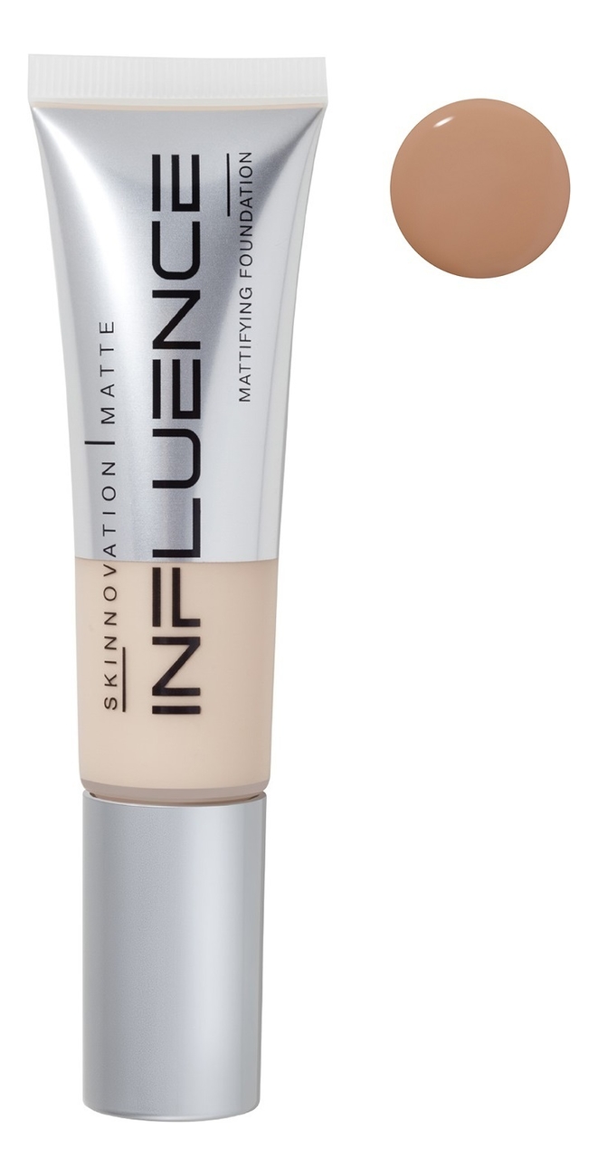 

Матирующая тональная основа Skinnovation Matte Mattifying Foundation 25мл: 05 Темный темно-бежевый, Матирующая тональная основа Skinnovation Matte Mattifying Foundation 25мл