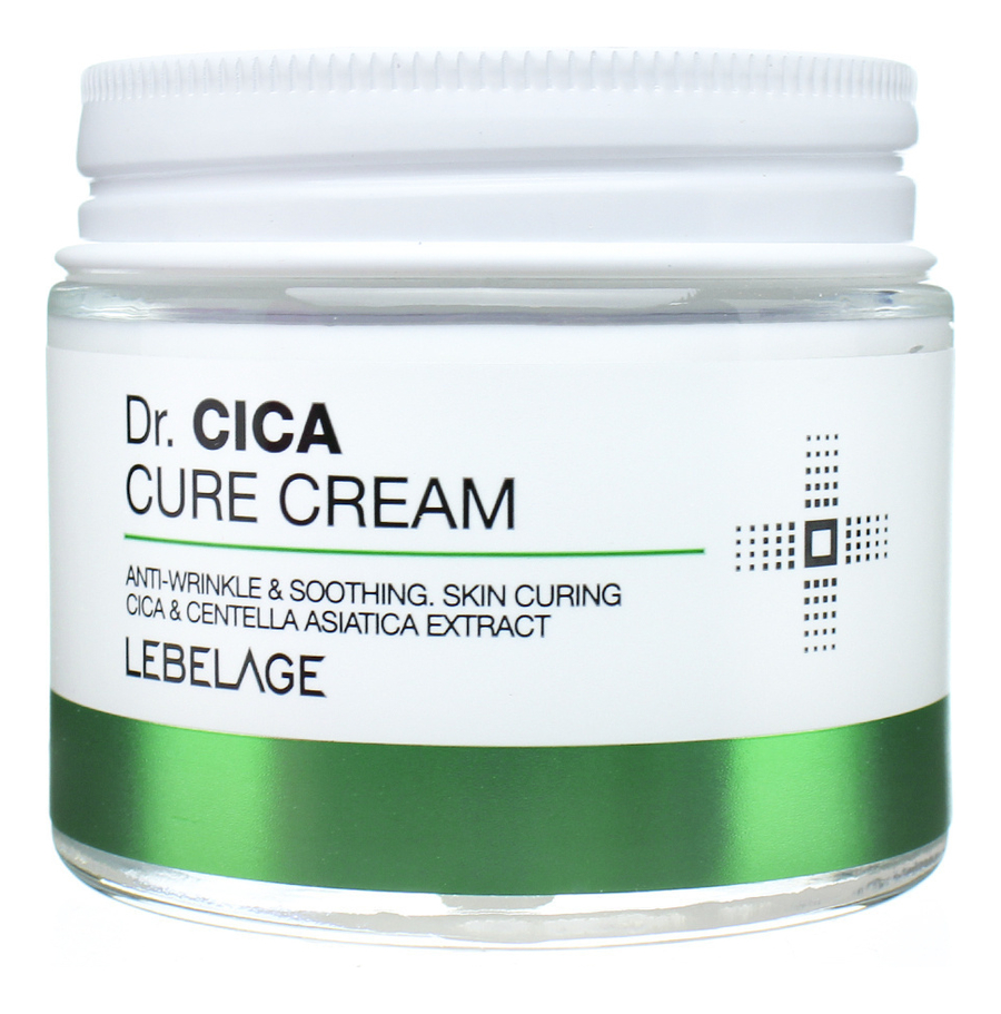 Купить Антивозрастной смягчающий крем для лица с центеллой азиатской Dr. Cica Cure Cream 70мл, Lebelage