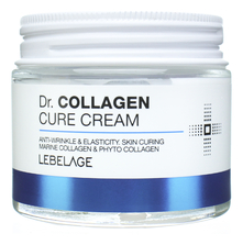 Lebelage Антивозрастной крем для лица с коллагеном придающий эластичность Dr. Collagen Cure Cream 70мл