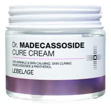 Lebelage Антивозрастной успокаивающий крем для лица с мадекассосидом Dr. Madecassoside Cure Cream 70мл