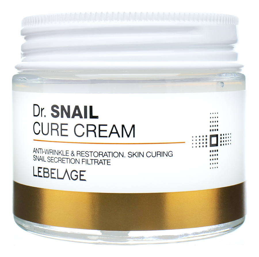 Антивозрастной восстанавливающий крем для лица с улиточным муцином Dr. Snail Cure Cream 70мл