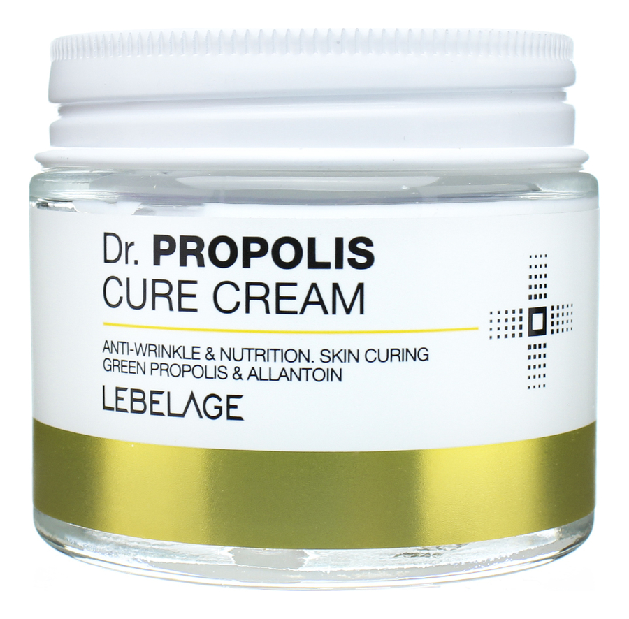 Антивозрастной питающий крем для лица с прополисом Dr. Propolis Cure Cream 70мл антивозрастной успокаивающий крем для лица с мадекассосидом dr madecassoside cure cream 70мл