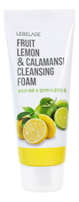 Lebelage Пенка для умывания Fruit Lemon & Calamansi Cleansing Foam 100мл