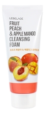 Lebelage Пенка для умывания Fruit Peach & Apple Mango Cleansing Foam 100мл