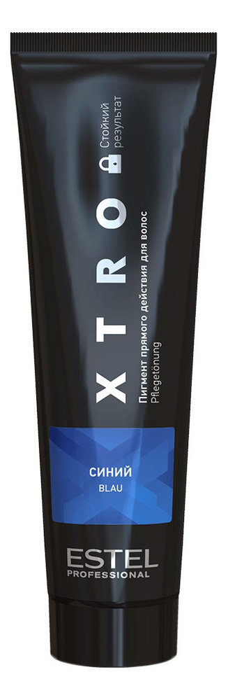 

Пигмент прямого действия для волос Xtro 100мл: Синий, Пигмент прямого действия для волос Xtro 100мл
