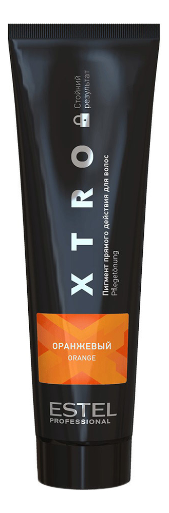 Пигмент прямого действия для волос Xtro 100мл: Оранжевый estel пигмент xtro black прямого действия хвойный 100 мл