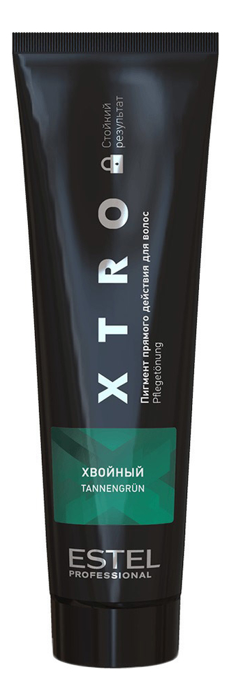 Пигмент прямого действия для волос Xtro 100мл: Хвойный