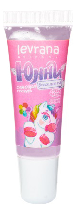 

Детский блеск для губ Юнни Сияющая глазурь 10мл