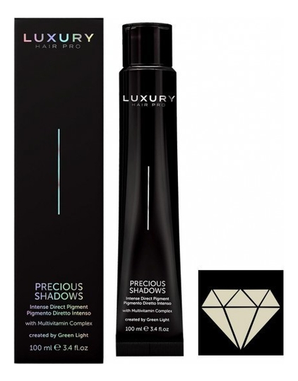 

Интенсивный прямой пигмент для волос Luxury Hair Pro Precious Shadows 100мл: No yellow, Интенсивный прямой пигмент для волос Luxury Hair Pro Precious Shadows 100мл