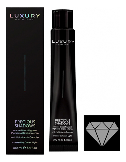

Интенсивный прямой пигмент для волос Luxury Hair Pro Precious Shadows 100мл: Steel, Интенсивный прямой пигмент для волос Luxury Hair Pro Precious Shadows 100мл