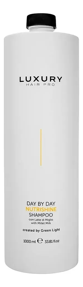 

Шампунь для волос Питание и блеск Day by Day Nutrishine Shampoo: Шампунь 1000мл, Шампунь для волос Питание и блеск Day By Day Nutrishine Shampoo