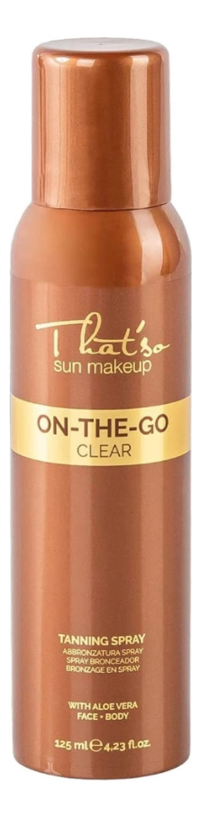 

Спрей-автозагар для лица и зоны декольте Sun Makeup On The Go Clear 125мл
