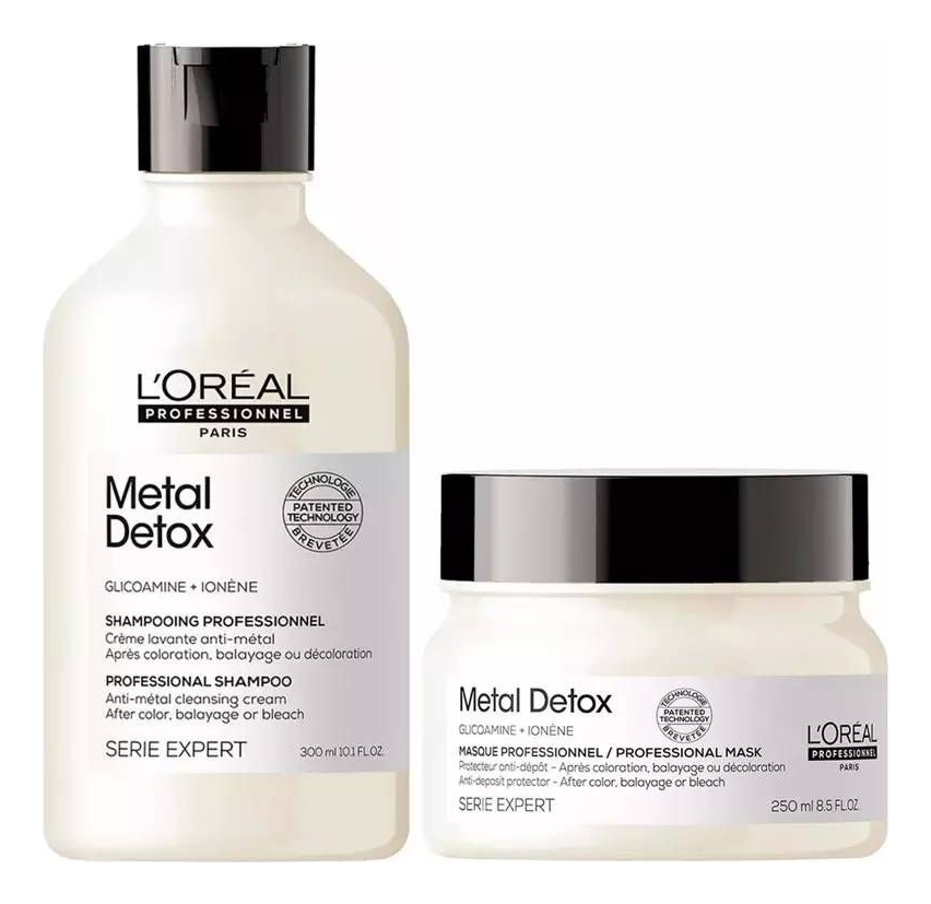 

Набор для волос Serie Expert Metal Detox (шампунь 300мл + маска 250мл + открытка)