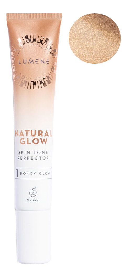 

Кремовый хайлайтер-бронзер для лица Natural Glow Skin Tone Perfector 20мл: 1 Honey Glow, Кремовый хайлайтер-бронзер для лица Natural Glow Skin Tone Perfector 20мл