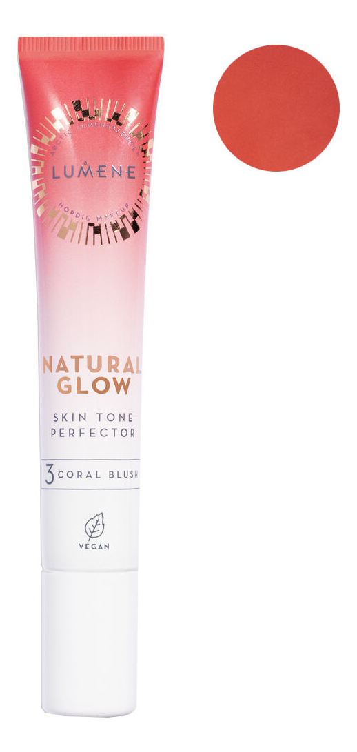 Кремовые румяна для лица Natural Glow Skin Tone Perfector 20мл: 3 Coral Blush