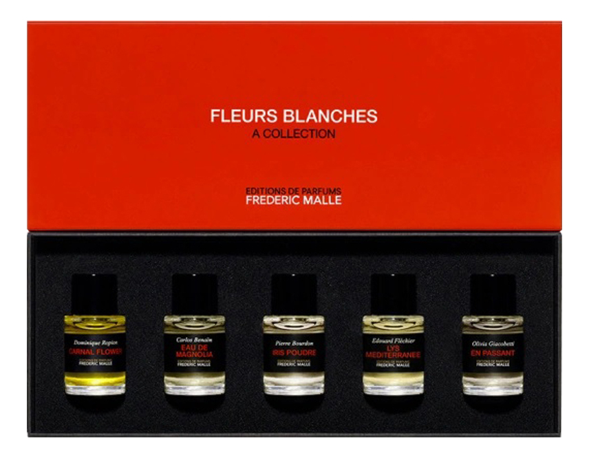 

Set: набор 5*7мл (Carnal Flower + Eau De Magnolia + Iris Poudre + Lys Mediterranee + En Passanat), Set