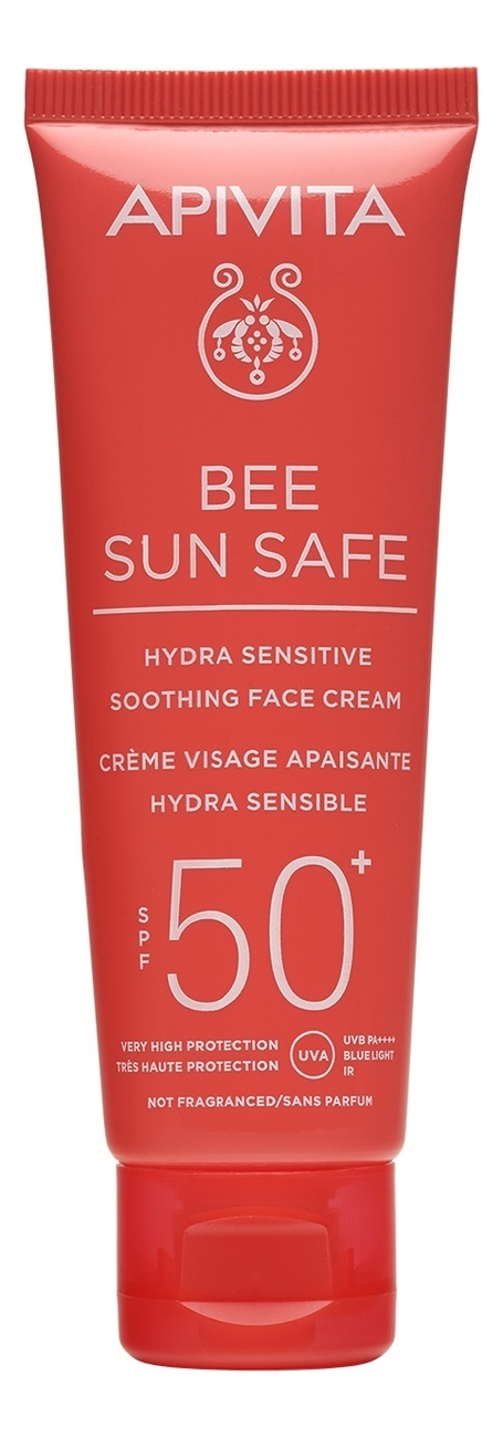 

Солнцезащитный крем для чувствительной кожи лица Bee Sun Safe Hydra Sensitive Soothing Face Cream SPF50+ 50мл