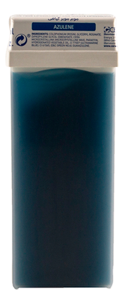 Теплый воск для депиляции в кассете Azulene Roll-On 110мл (синий)