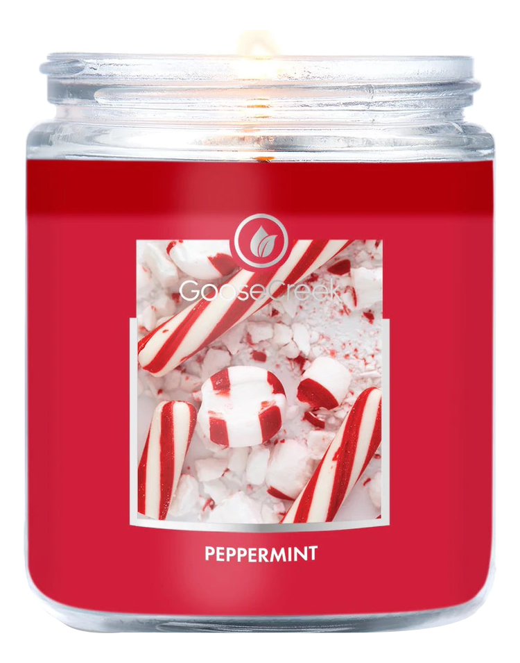 Ароматическая свеча Peppermint (Мятные леденцы): свеча 198г ароматическая свеча hibiscus fruit punch фруктовый пунш из гибискуса свеча 198г