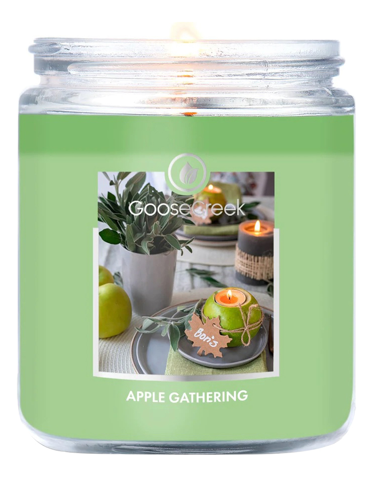 Ароматическая свеча Apple Gathering (Яблочный сбор): свеча 198г ароматическая свеча optimistic vibes оптимистические флюиды свеча 198г