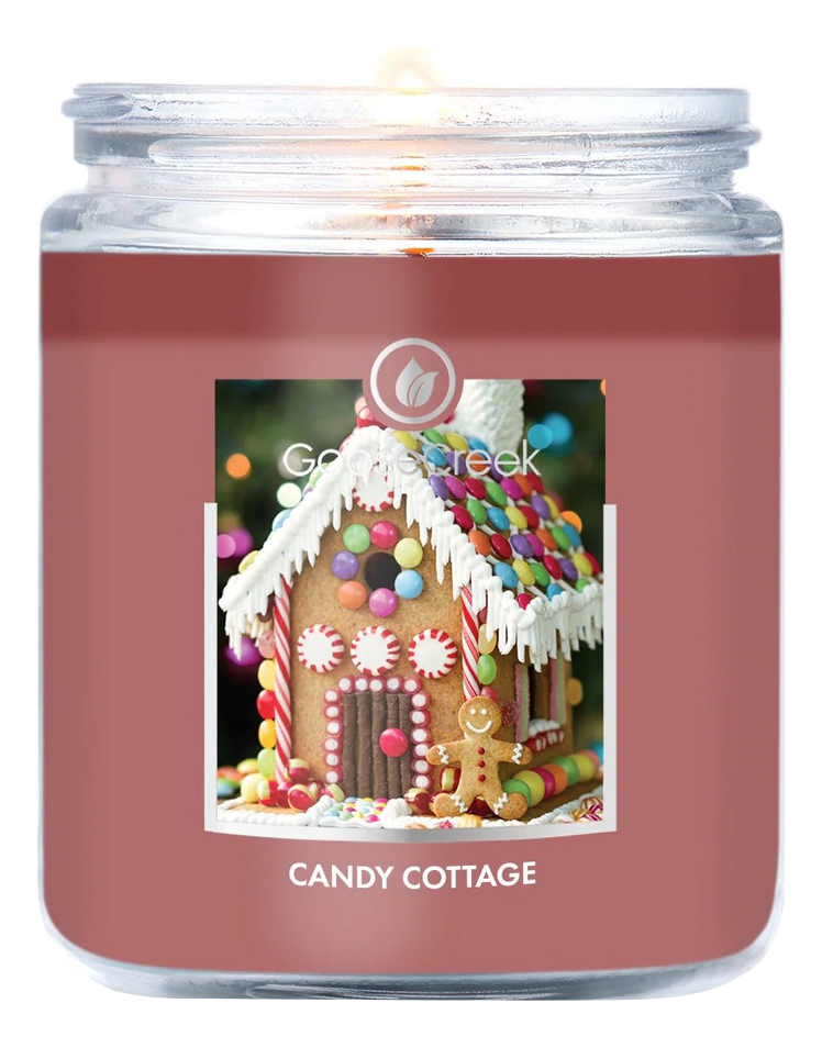 Ароматическая свеча Candy Cottage (Конфетный домик): свеча 198г ароматическая свеча teakwood тиковое дерево свеча 198г