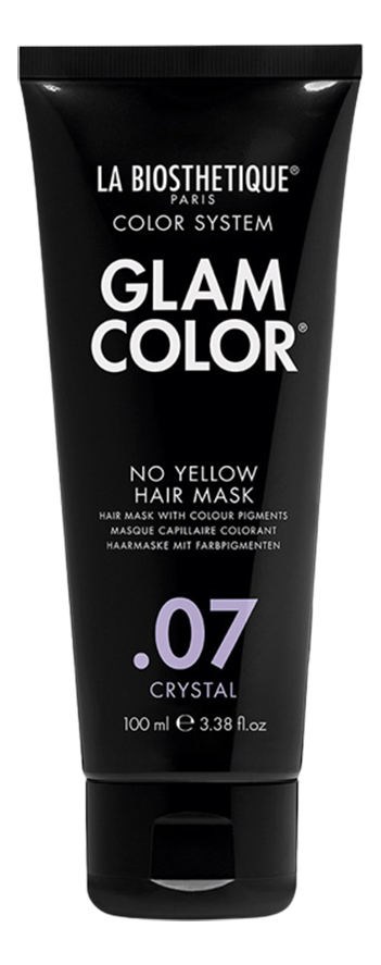 цена Тонирующая маска для волос Glam Color No Yellow Hair Mask .07 Crystal: Маска 100мл