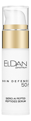 Пептидная сыворотка для лица Skin Defence Peptides Serum 50+ 30мл eldan premium pepto skin defence serum 40 пептидная сыворотка 40 30 мл