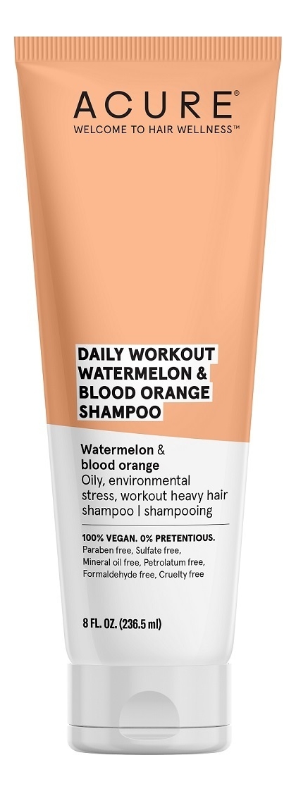 

Шампунь для волос с экстрактом арбуза и апельсина Daily Workout Watermelon Shampoo 236мл