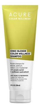 Шампунь для светлых волос с экстрактом семян подсолнечника и моркови Ionic Blonde Shampoo 236мл