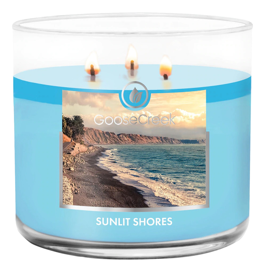Ароматическая свеча Sunlit Shores (Солнечные берега): свеча 411г ароматическая свеча gummy bears мармеладный мишка свеча 411г