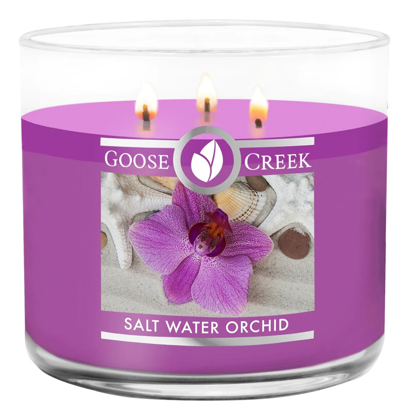 Ароматическая свеча Salt Water Orchid (Орхидея с соленой водой): свеча 411г ароматическая свеча pink water taffy ириска из розовой воды свеча 411г