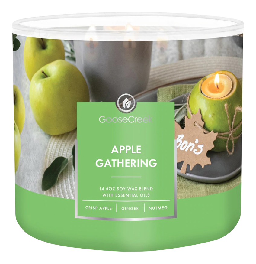 

Ароматическая свеча Apple Gathering (Яблочный сбор): свеча 411г, Ароматическая свеча Apple Gathering (Яблочный сбор)