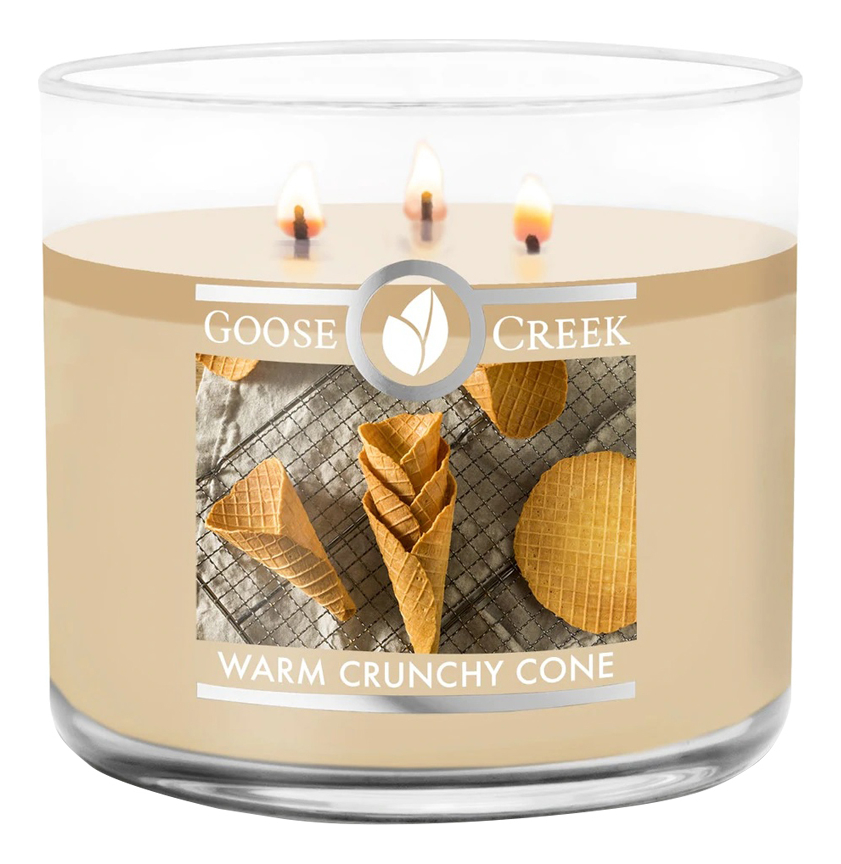 Ароматическая свеча Warm Crunchy Cone (Теплый и хрустящий рожок): свеча 411г ароматическая свеча warm crunchy cone теплый и хрустящий рожок свеча 198г