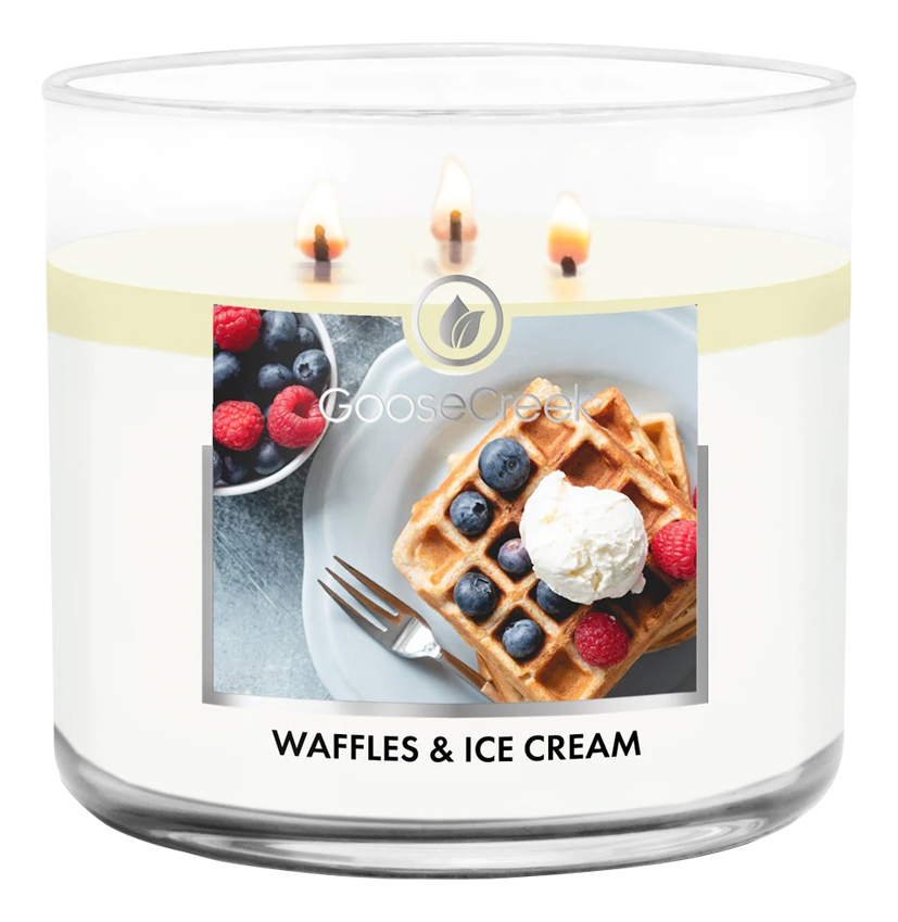 

Ароматическая свеча Waffles & Ice Cream (Вафли и мороженое): свеча 411г, Ароматическая свеча Waffles & Ice Cream (Вафли и мороженое)