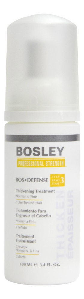 

Уход увеличивающий густоту нормальных и тонких окрашенных волос Bos Defense Thickening Treatment Normal To Fine Color-Treated Hair: Уход 100мл, Уход увеличивающий густоту нормальных и тонких окрашенных волос Bos Defense Thickening Treatment Normal To Fine