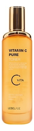 Тонер для сияния кожи лица с витаминами Vitamin C Pure Toner 120мл тонер для сияния кожи лица с витаминами vitamin c pure toner 120мл