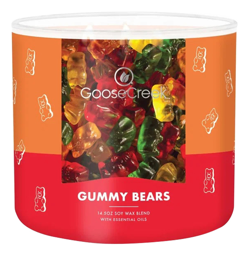 

Ароматическая свеча Gummy Bears (Мармеладный мишка): свеча 411г, Ароматическая свеча Gummy Bears (Мармеладный мишка)
