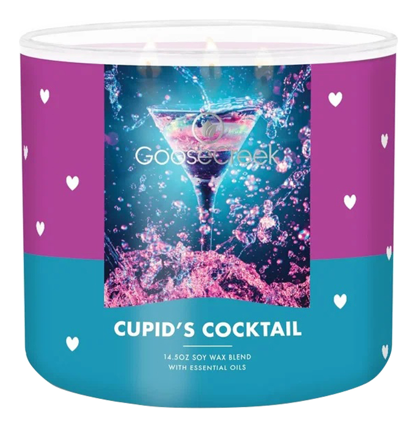 

Ароматическая свеча Cupids Cocltail (Коктейль Купидонов): свеча 411г, Ароматическая свеча Cupids Cocltail (Коктейль Купидонов)