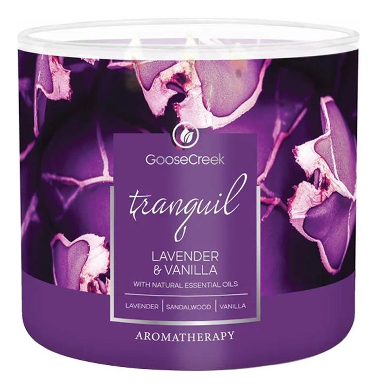 

Ароматическая свеча Lavender & Vanilla (Лаванда и ваниль): свеча 411г, Ароматическая свеча Lavender & Vanilla (Лаванда и ваниль)