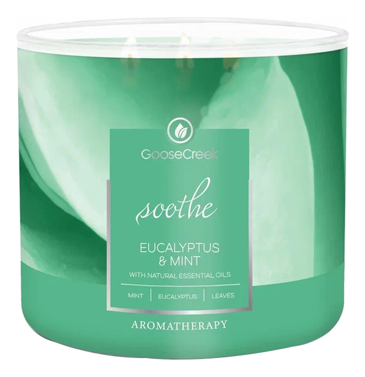 Ароматическая свеча Eucalyptus & Mint (Эвкалипт и мята): свеча 411г ароматическая свеча minted eucalyptus мятный эвкалипт свеча 454г