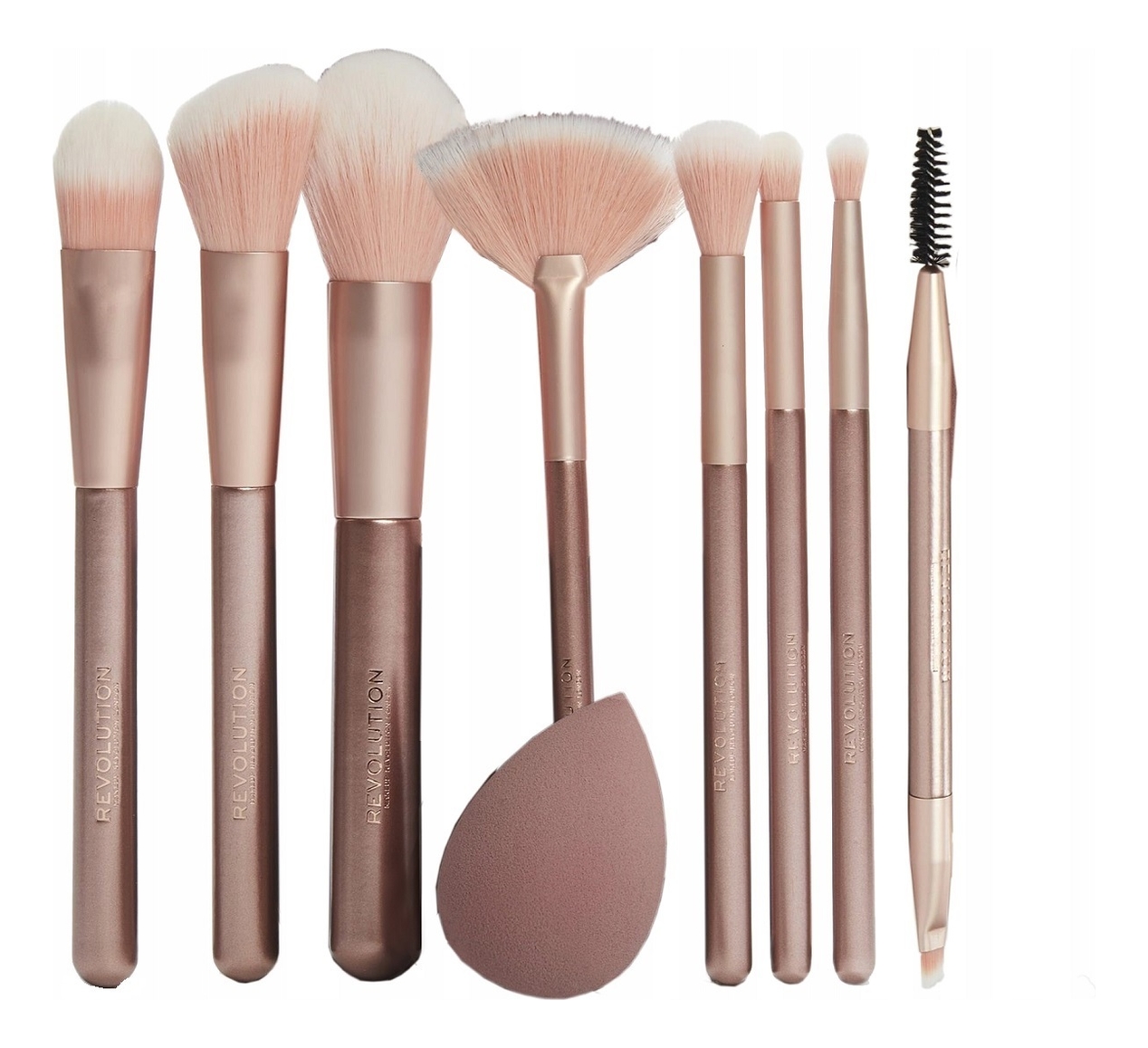 Купить Набор для макияжа Forever Flawless Brush Collection (кисть 8шт + спонж 1шт), Makeup Revolution