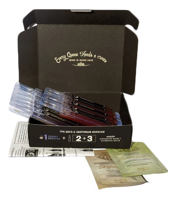 

Набор для утолщения и ускорения роста волос 12*10мл (сыворотка Thickening Booster + cыворотка Growth Booster)